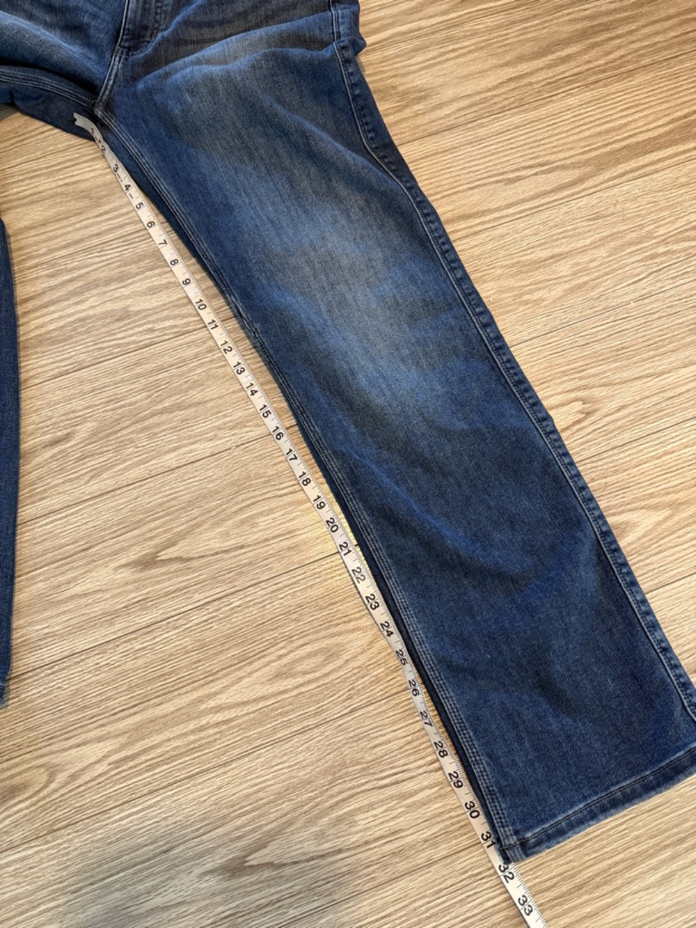 DU/ER Tech Fleece Denim Straight - Classic Indigo - Picture 9 of 11